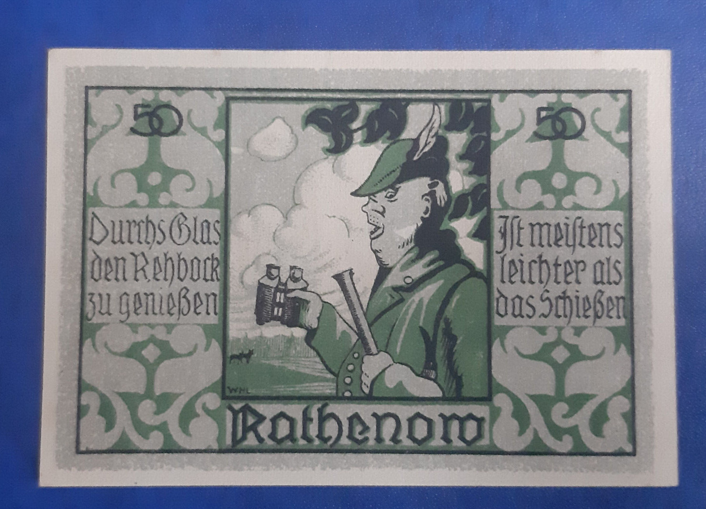 RATHENOW NOTGELD 50 PFENNIG 1921 EMERGENCY MONEY GERMANY BANKNOTE(S) (20621)