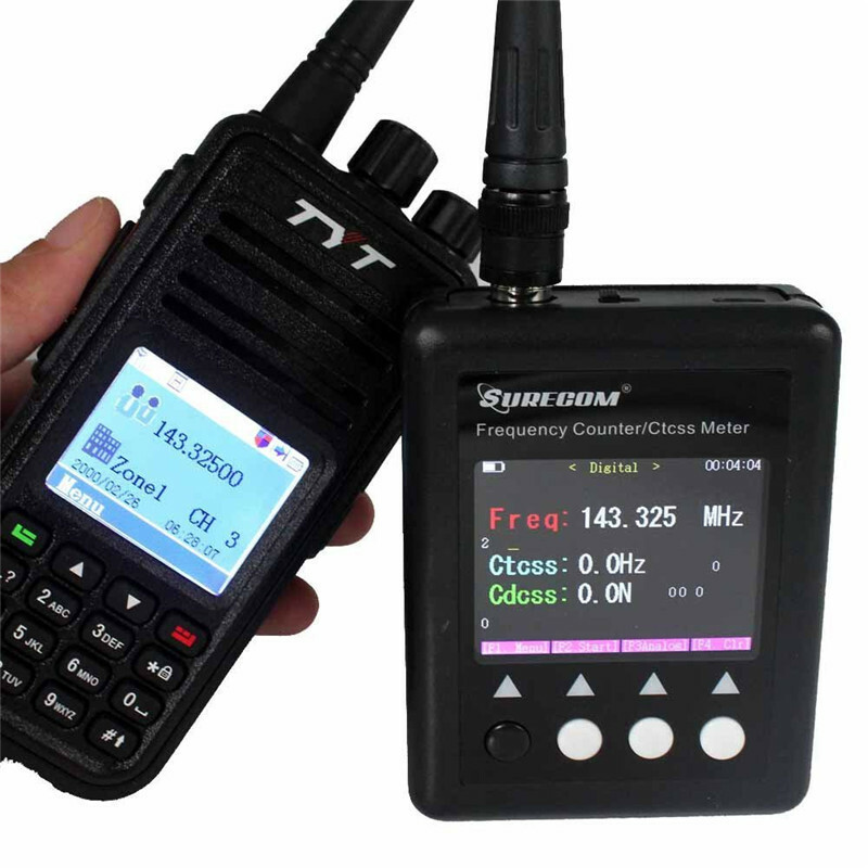 SURECOM SF401-Plus Frequency Counter/meter with CTCCSS/DCS Decoder 27Mhz-3GMhz