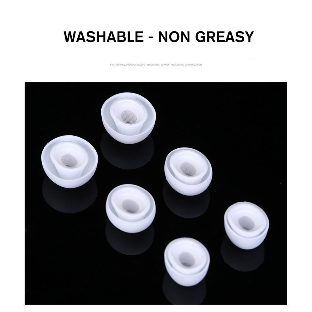 1pair Earphone Earpads Soft Silicone Replacement Ear For AirPods Eartips Ho S7L2