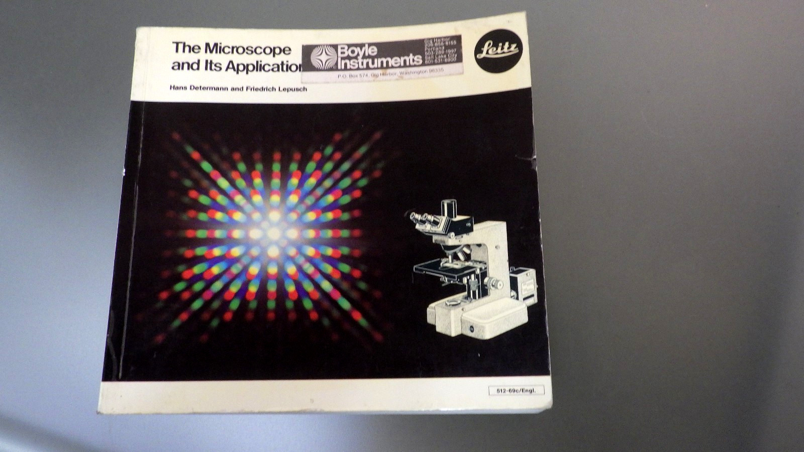 Vtg 1977 LEITZ WETZLAR Microscope & Application Instruction Book 108 Pages OEM