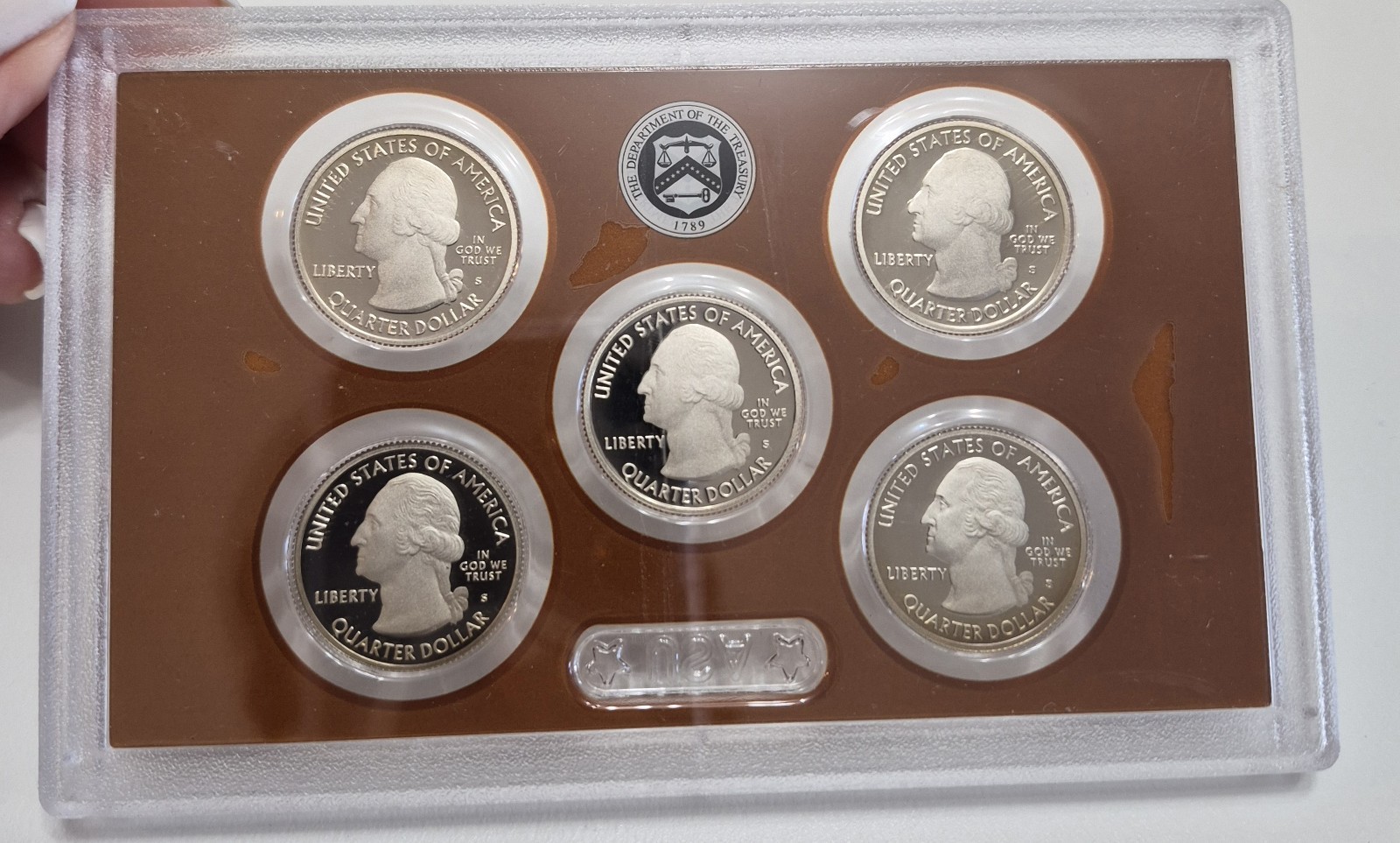 2015-S US Mint Quarter Proof Set America the Beautiful (No Outer Box)