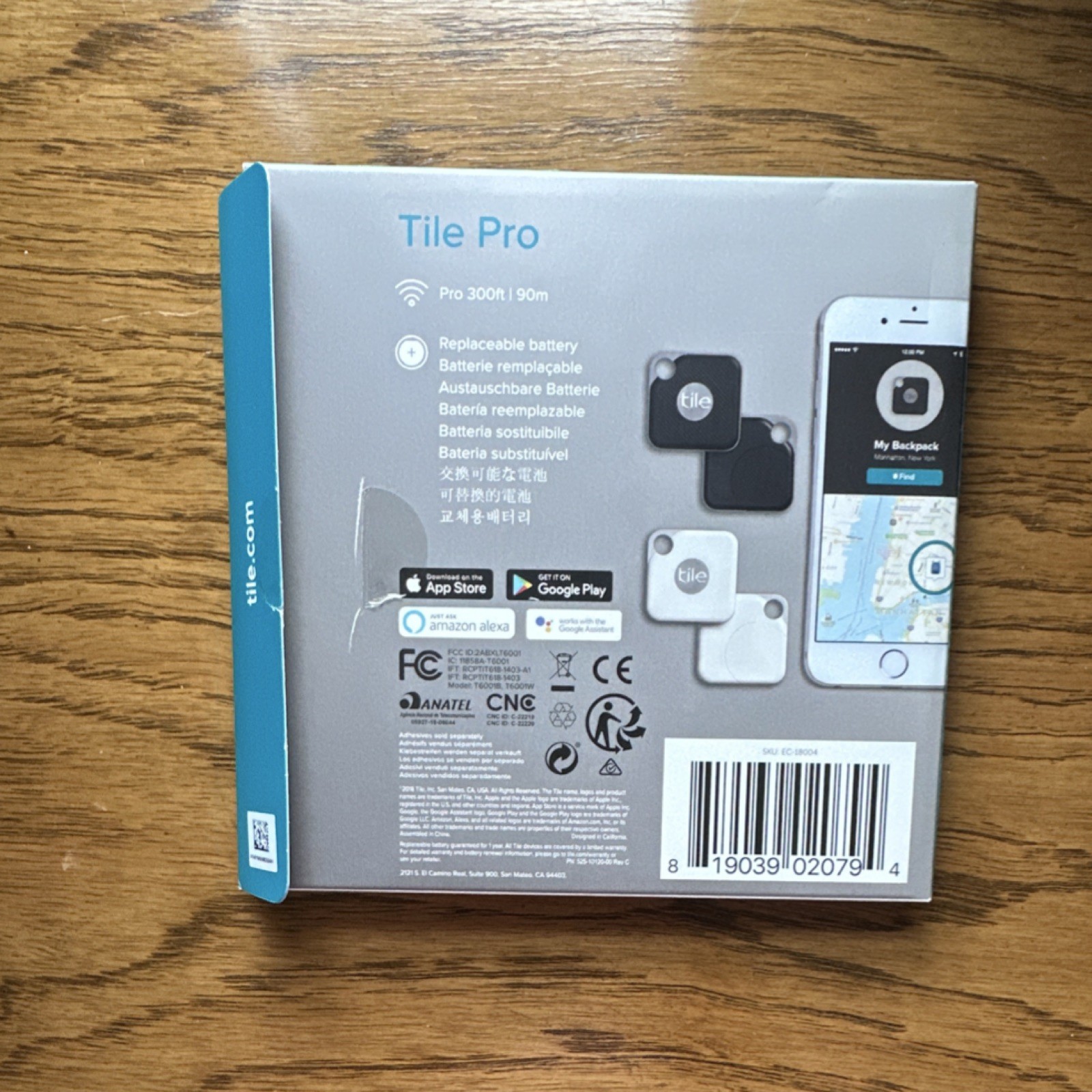 1 NEW TILE PRO BLUETOOTH TRACKING DEVICE EC-83004