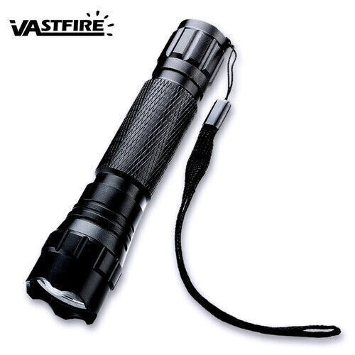 Quick Release LED Flashlight Hunting Light Night Torch w/ Scope Mount 20mm Rail