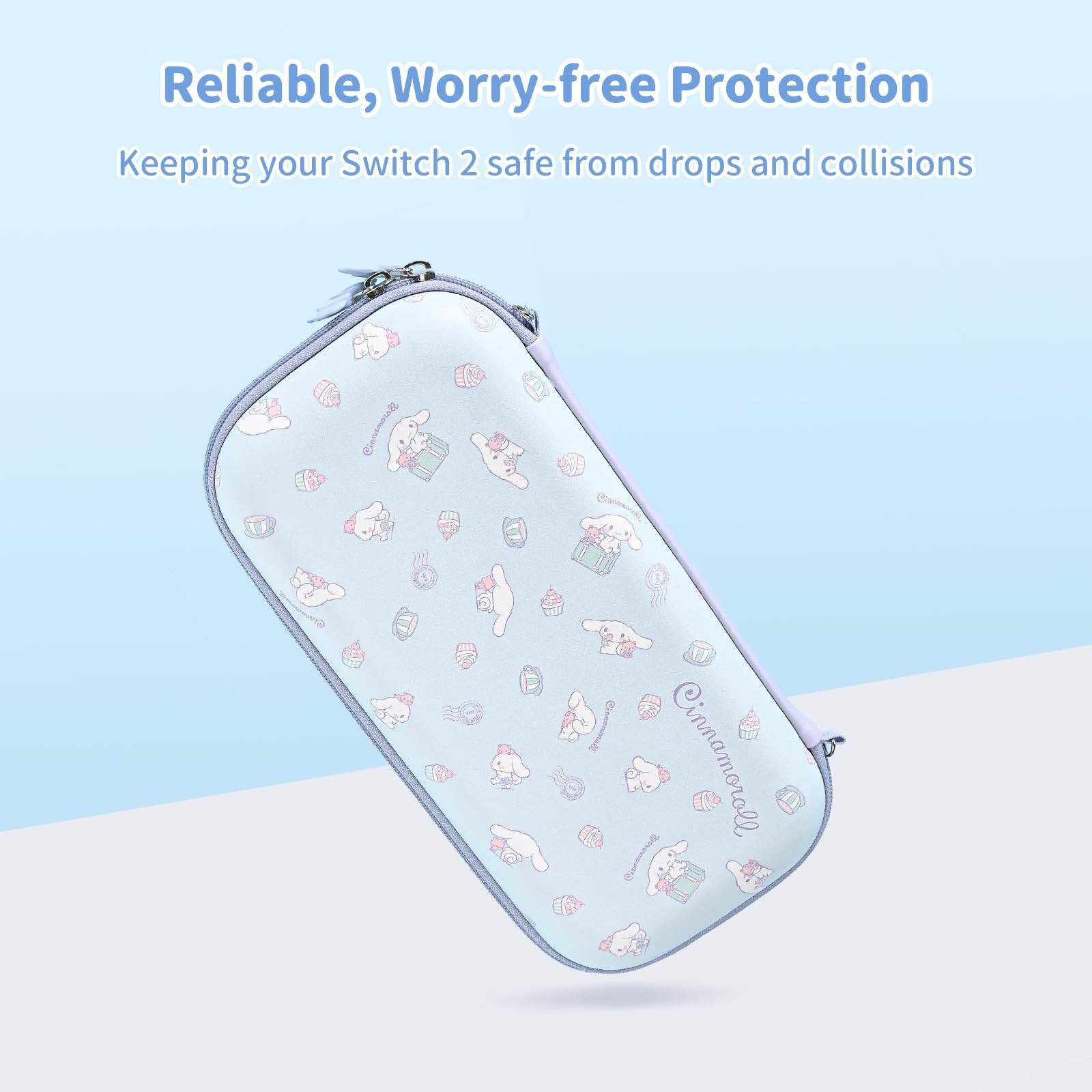 Slim Carrying Case Compatible with Switch 2 (2025), Hard Shell Storage Bag wi...