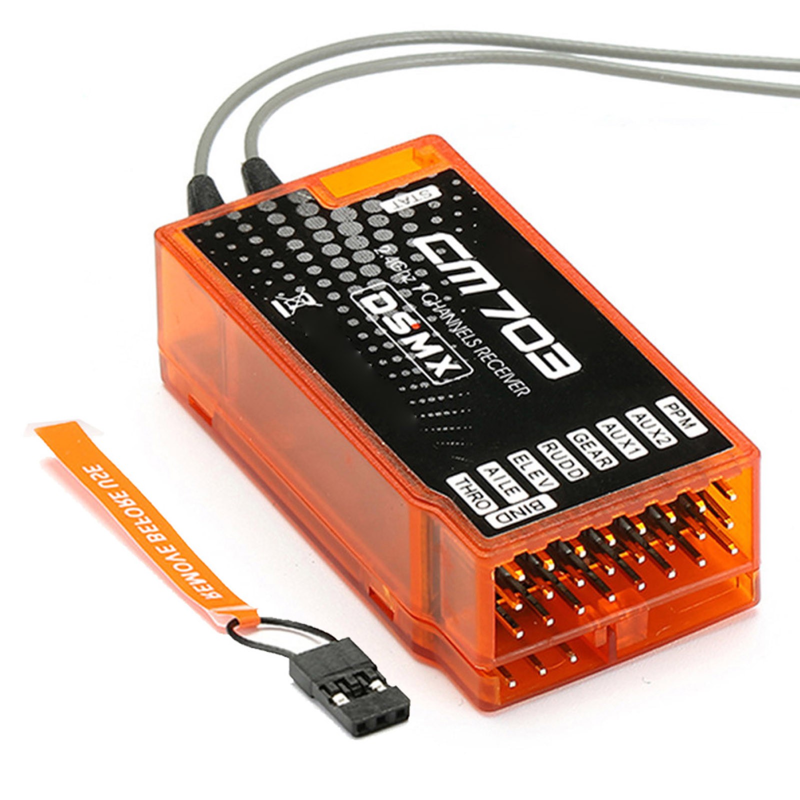 RC REDCON CM703 2.4G 7Channels Receiver With PPM Output For DSM2 DSMX DX6I DSX7