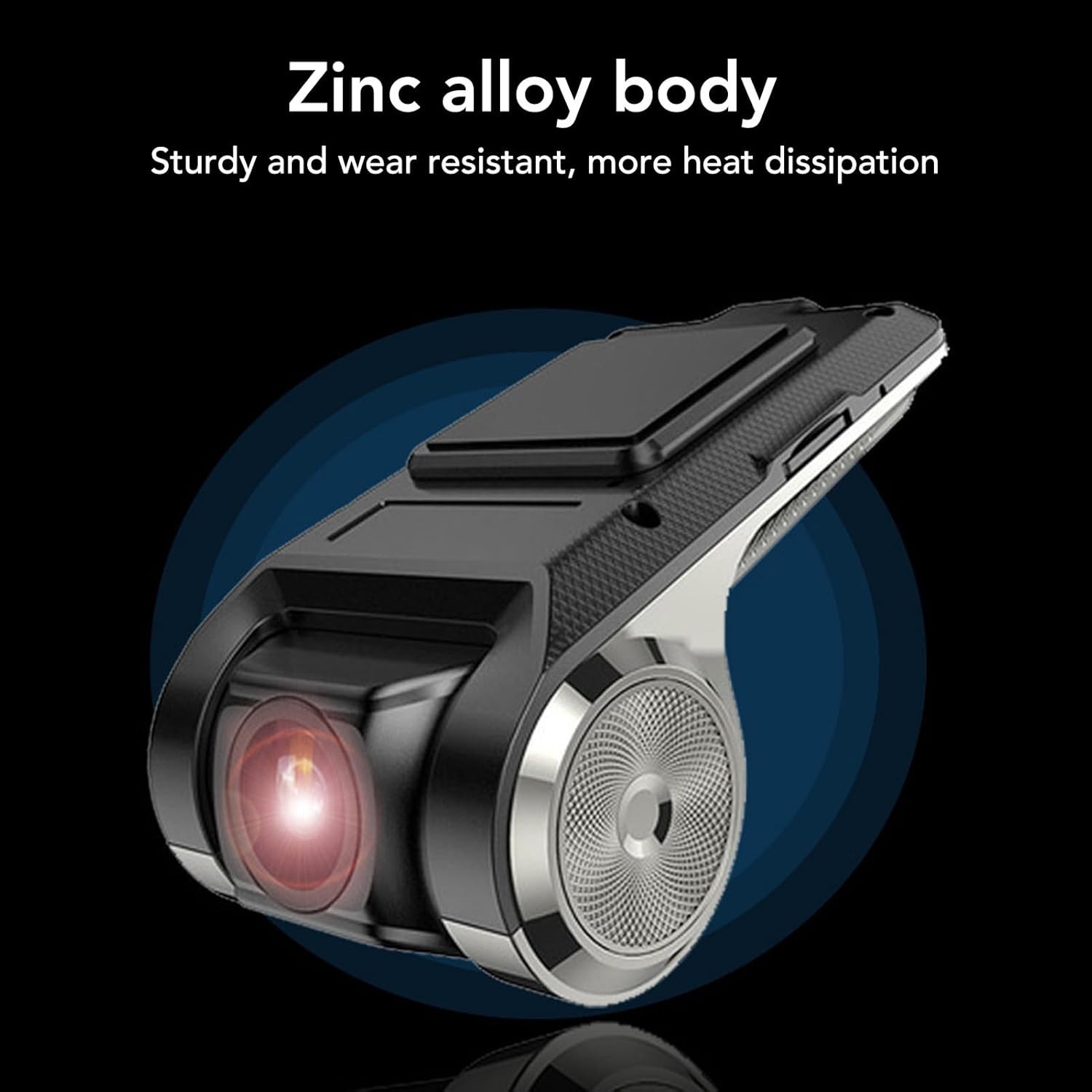 Enhanced Dual Dash Camera for Android - 170° View, Loop Recording & Night Vision