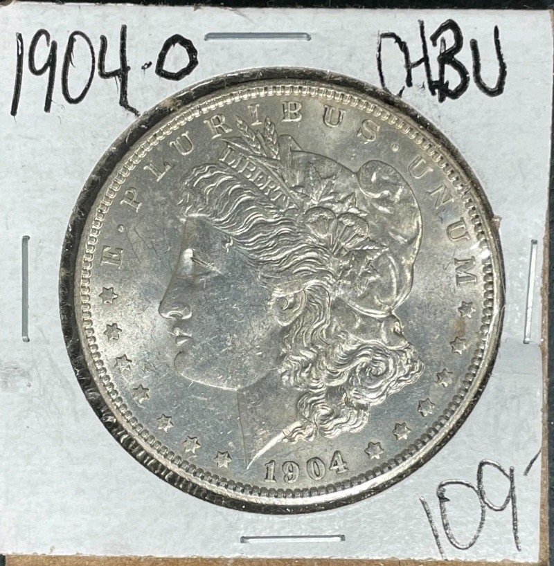 1904-O MORGAN SILVER DOLLAR ~ CH/BU ~BEAUTIFUL COIN~