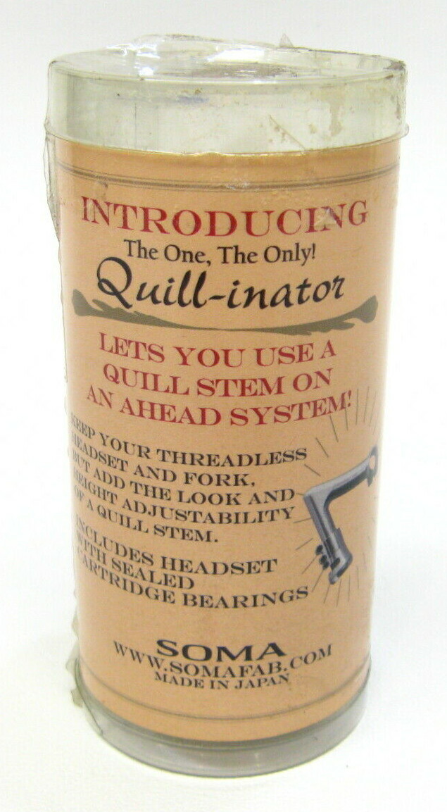 Soma Fab Tange Built "Quill-inator" A-Headset Quill Stem Converter - New -