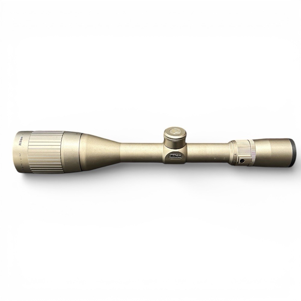 Nikon 5.5-16.5x44mm Titanium Rifle Scope ~Silver~