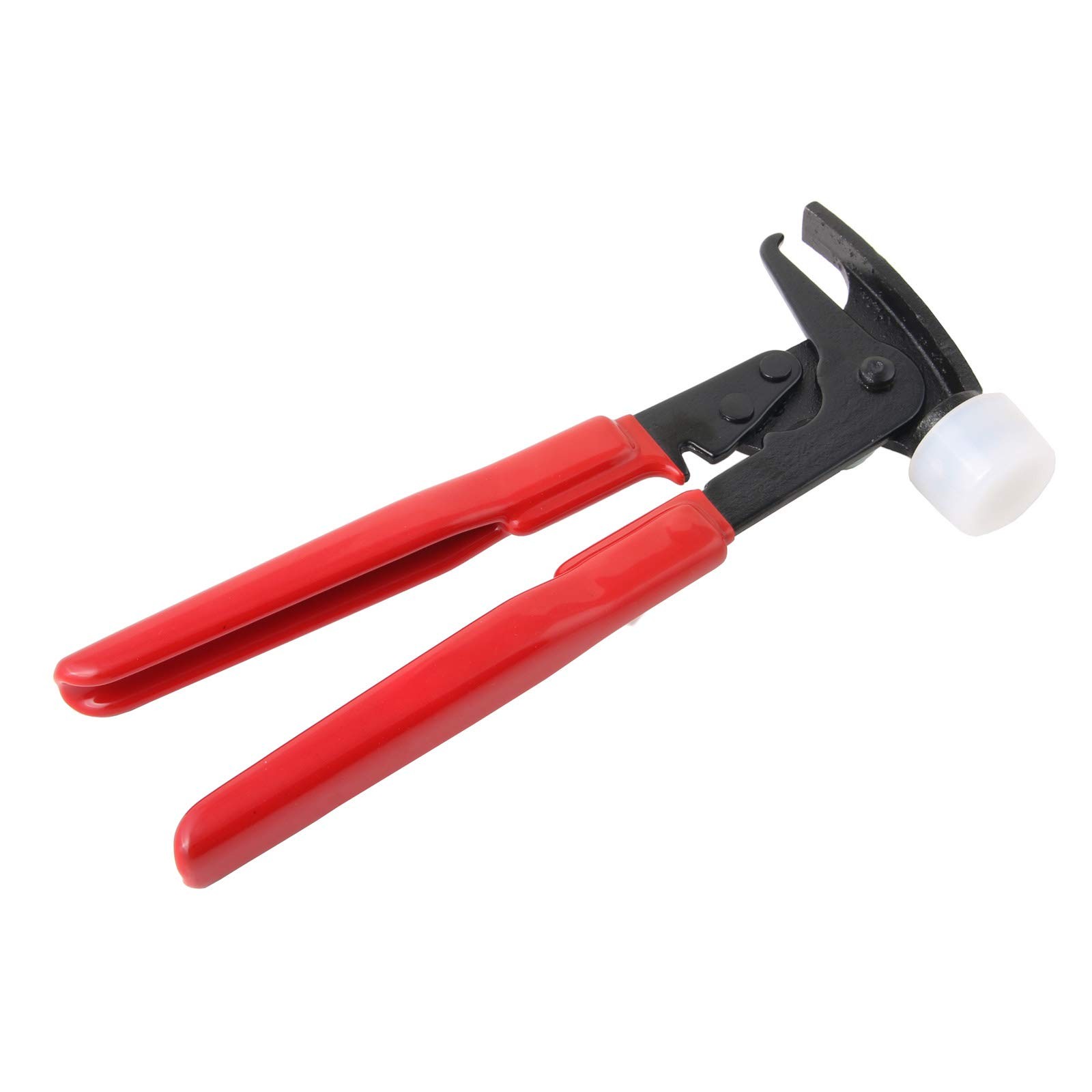 Heavy Duty Wheel Weight Hammer Balancing Tool Plier For Clip On Weights Red