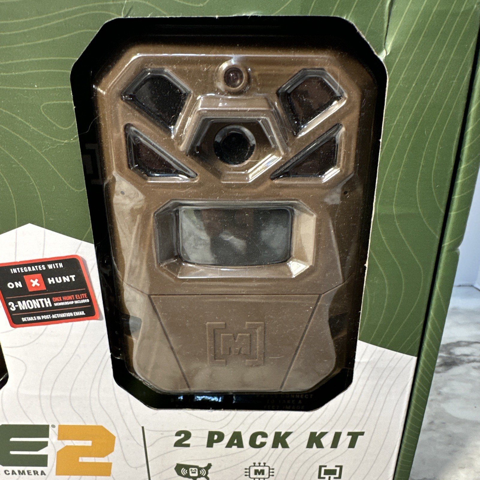 Moultrie Mobile Edge 2 Cellular Trail Camera - MMC-14124- 2 Pack - Brown - NEW