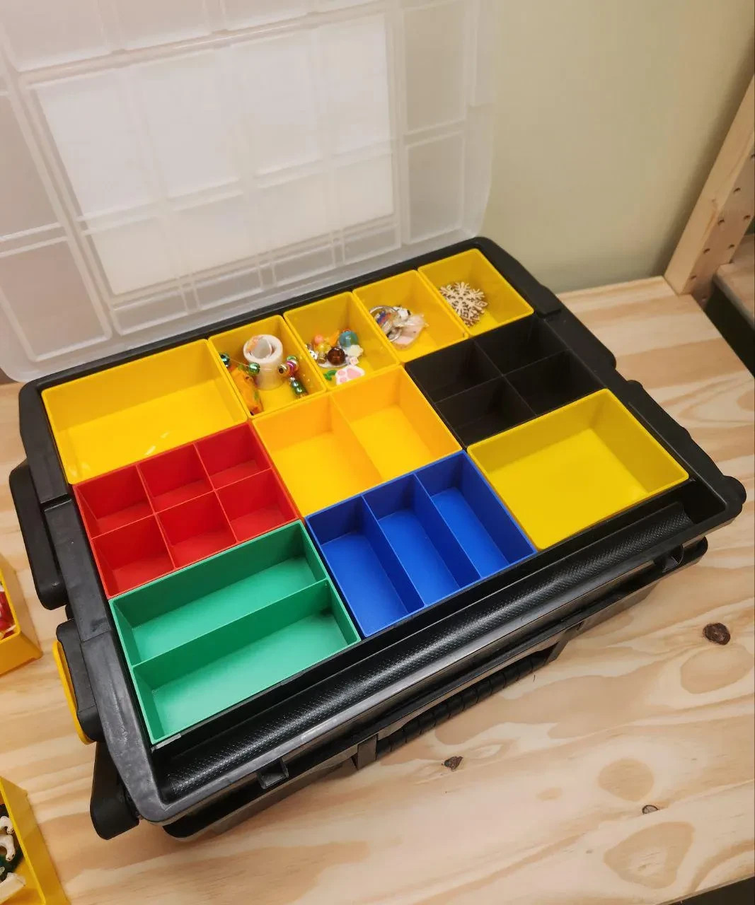 Stanley Sortmaster Multi-Level Organiser Bins With Dividers - Precise Fit
