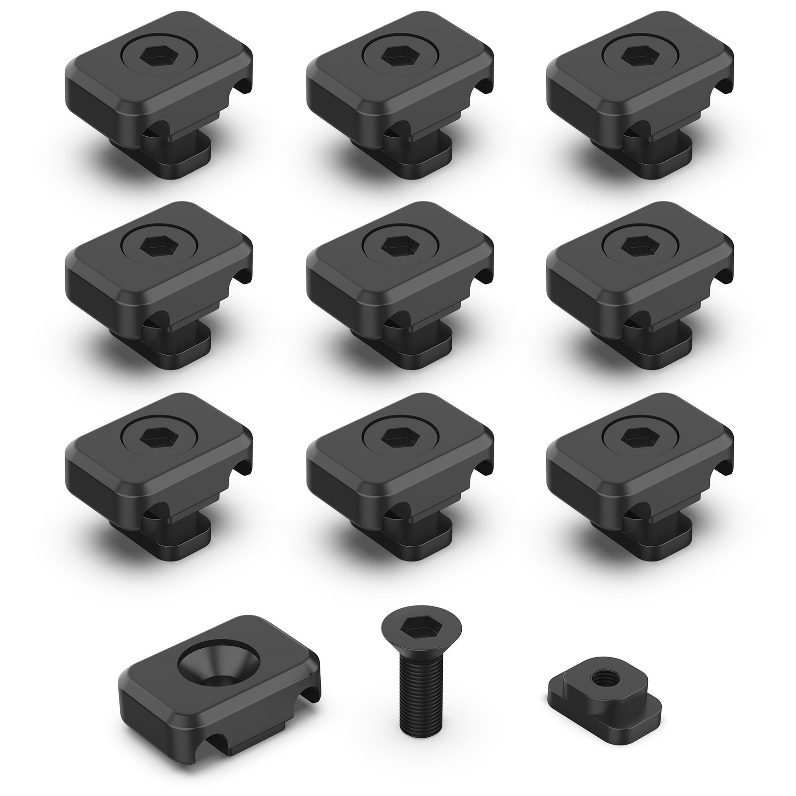20 Pack Picatinny Pressure Switch Cable Guides Compatible With Mlok System Press