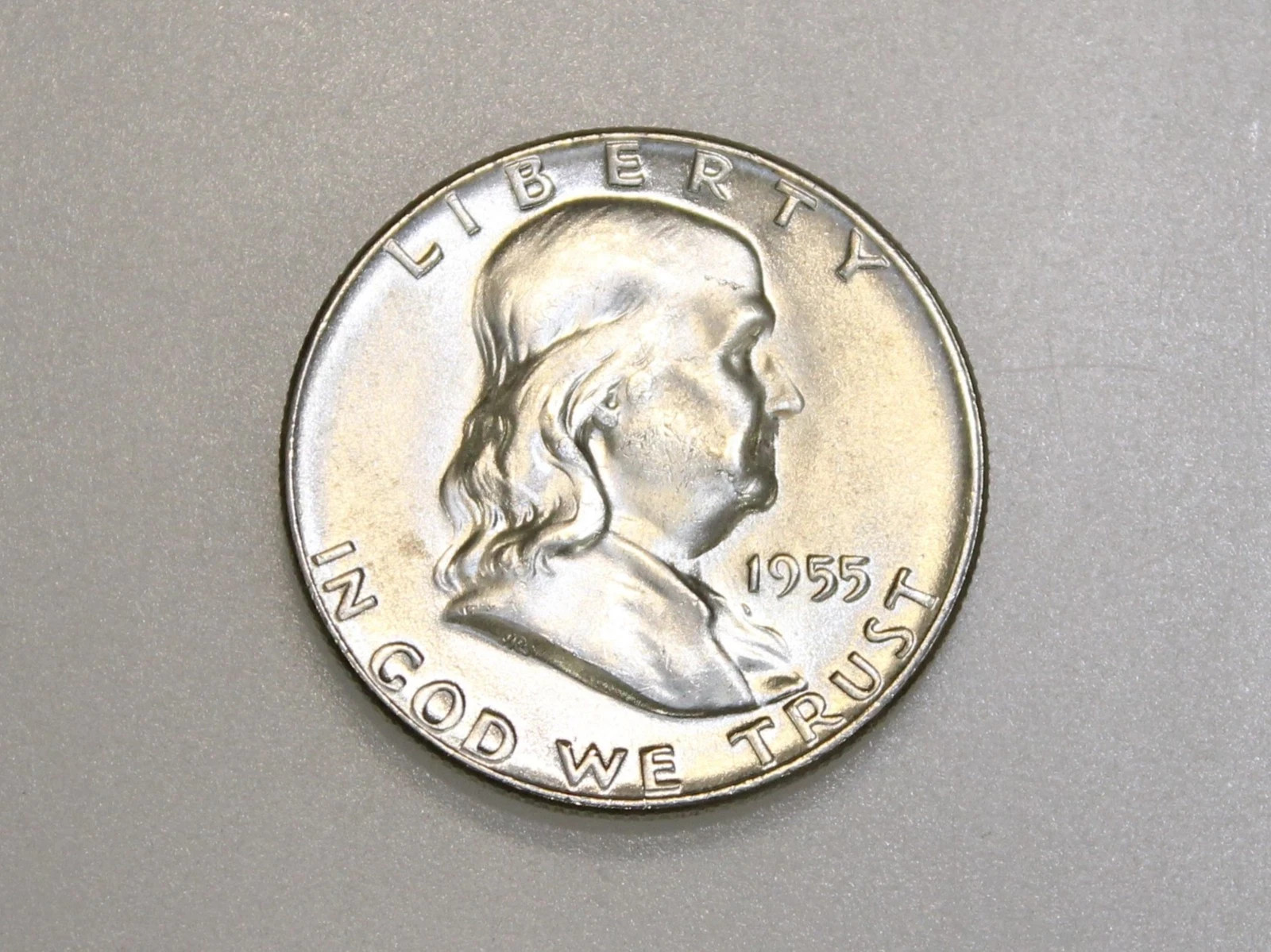 1955 FRANKLIN HALF DOLLAR***BU***