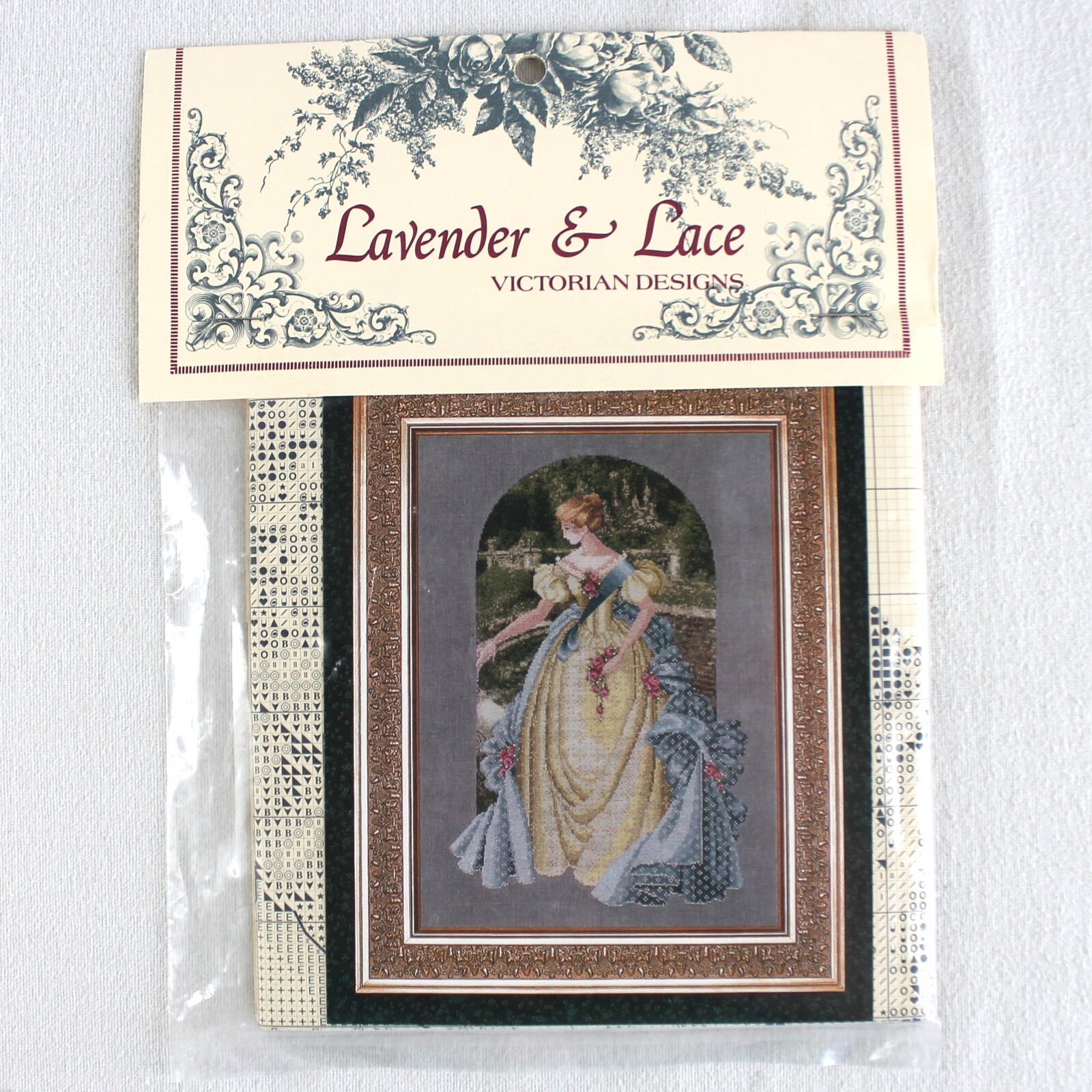 Lavender & Lace Queen Annes Lace Counted Cross Stitch Pattern Victorian LL34