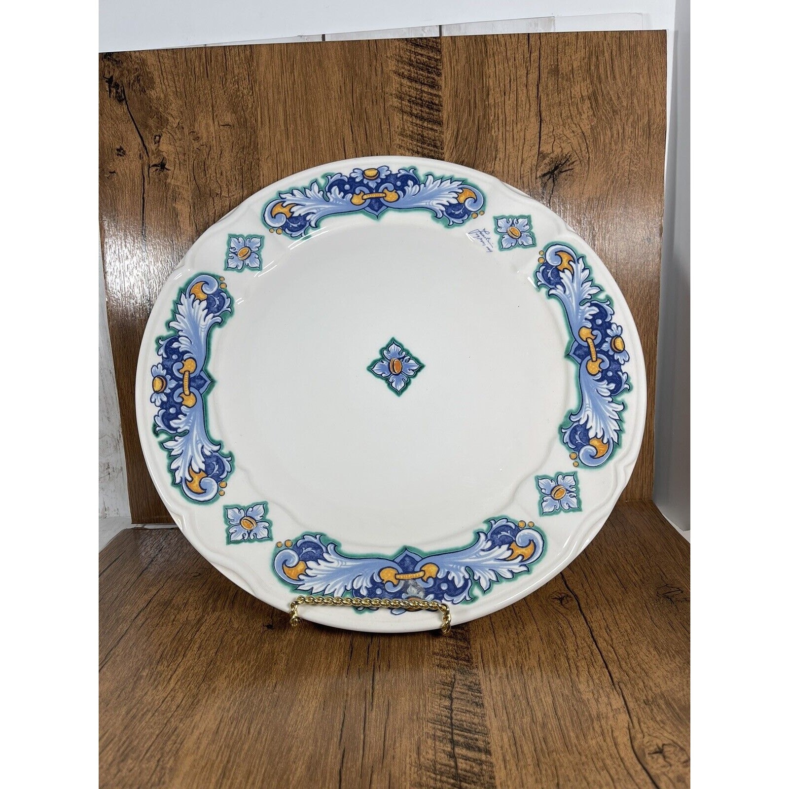 Facciolini Castillo Plate Signed Italy 12” Platter