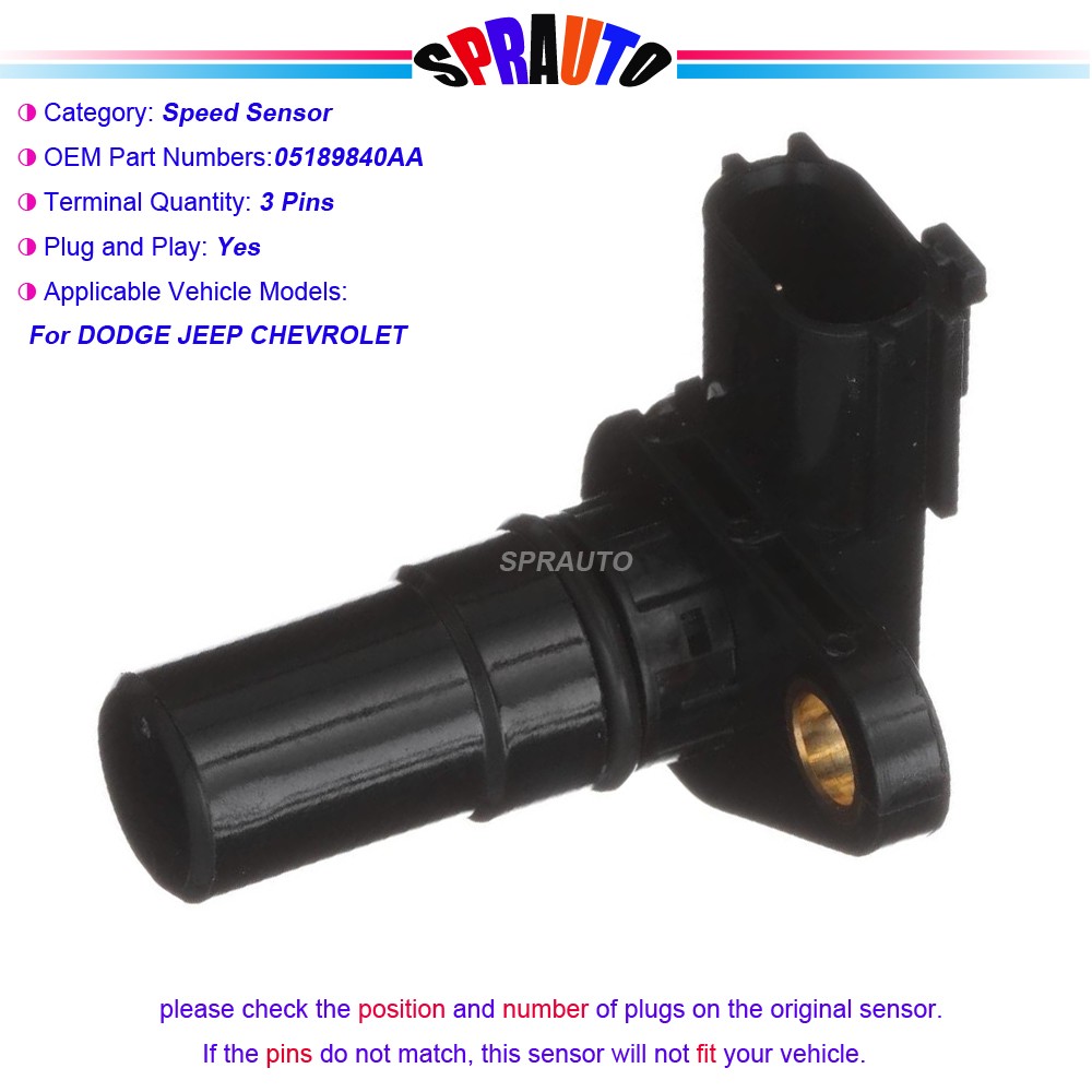 Input Output Trans Vehicle Speed Sensor For Nissan Altima Murano Sentra5189840AB