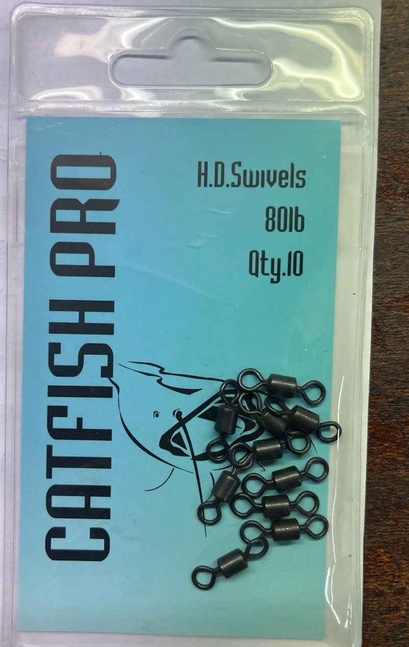 Catfish-Pro 80lb HD Swivels qty 10
