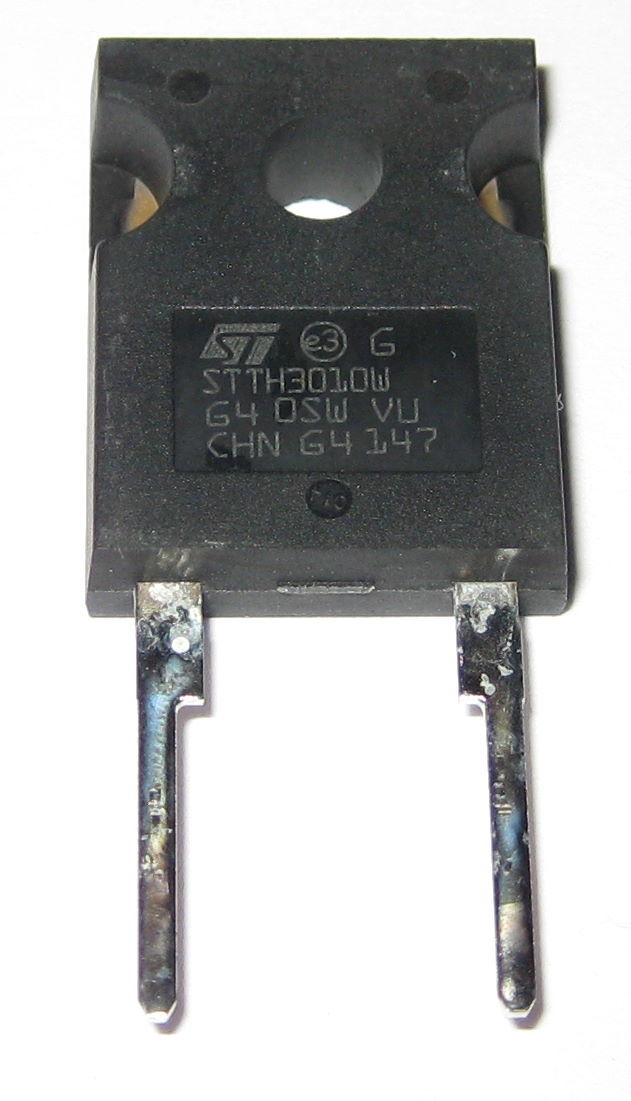 2X 30 Amp - 1000 V Diode - STTH3010W - TO-247 - 1,000 Volt - 30 A Tj 175C 42ns