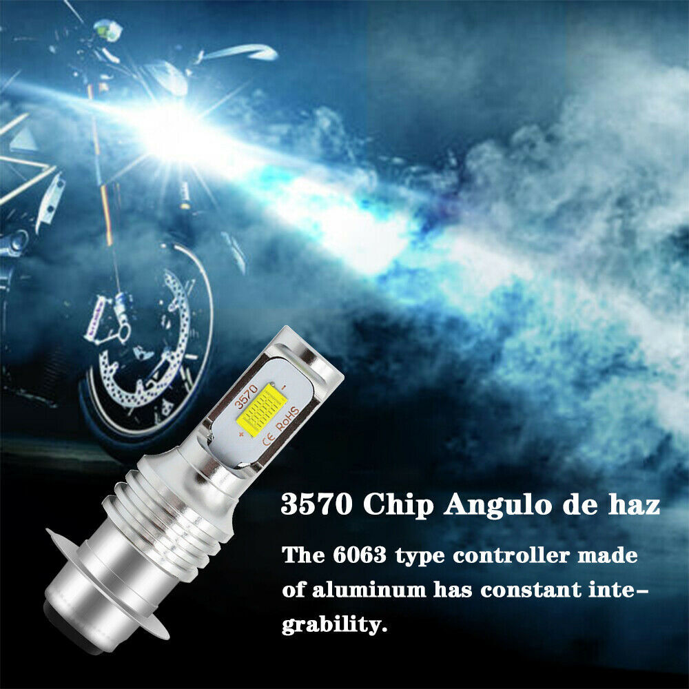 For Yamaha Kodiak 400 2000-2004 450 2003-2005 LED Headlight Bright White Bulbs