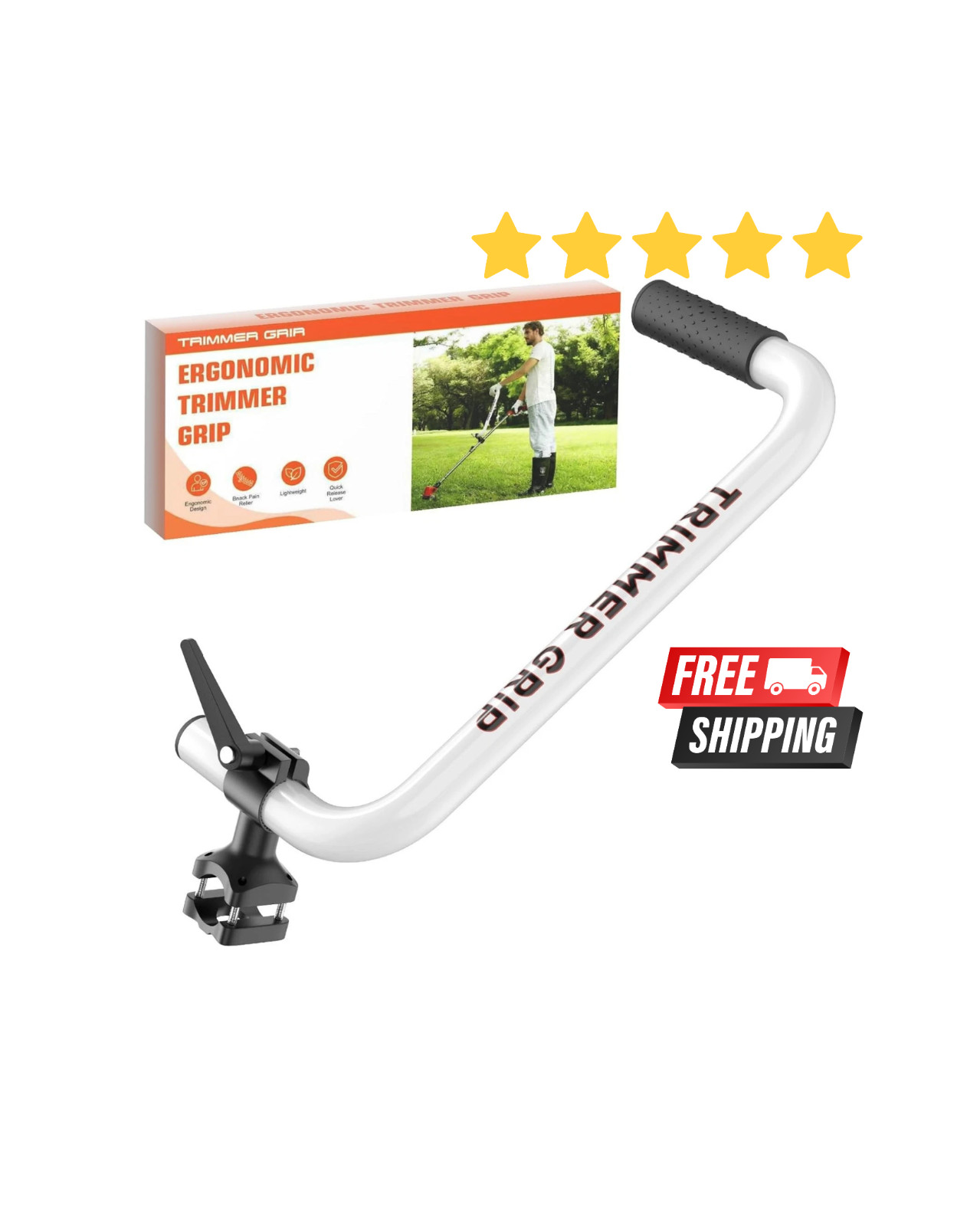 Upgraded Weed Eater Handle, String Trimmer Handle, Trimmer Grip Extension, 16.9"