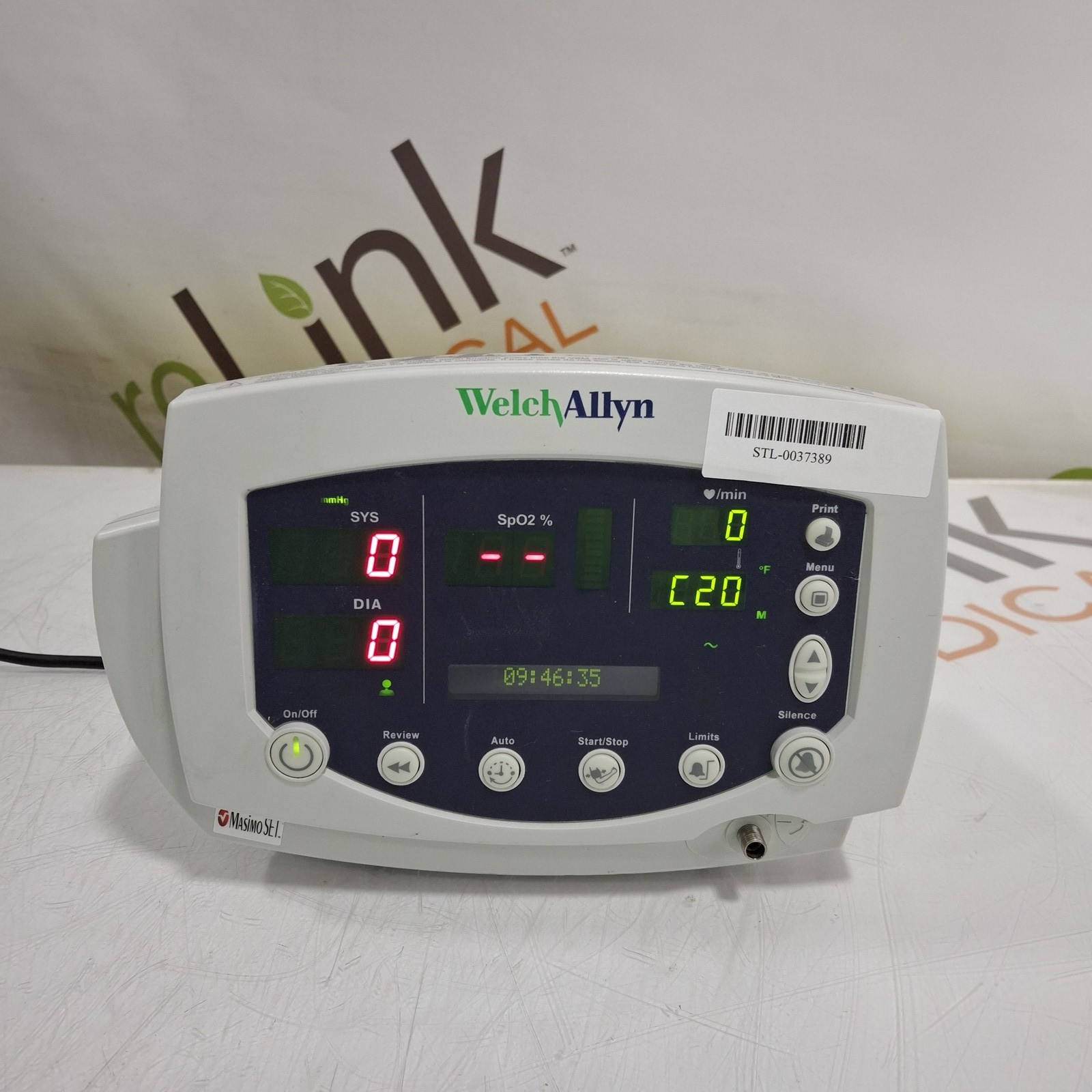 Welch Allyn 300 Series - Masimo SpO2, Temp, Printer Vital Signs Monitor