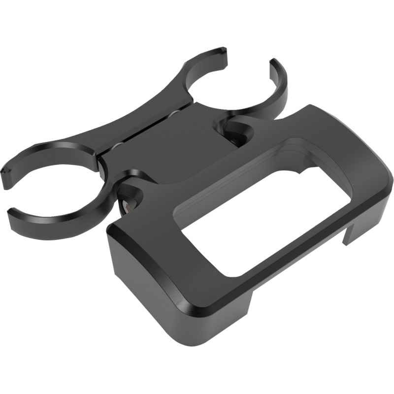 LA Choppers T-Bar Gauge Relocation Kits 1-1/4" Black #LA-7398-10B
