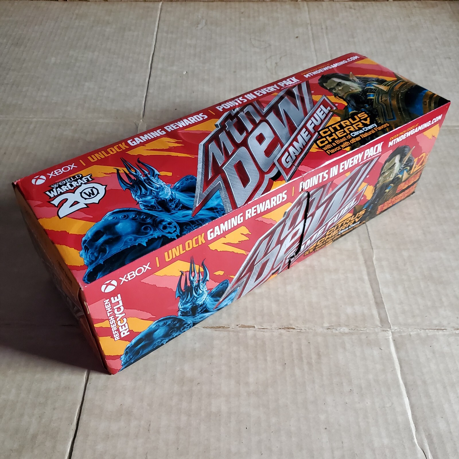 Mountain Dew Citrus Cherry Game Fuel 12 Pack Collectors Edition 2024-25 SEALED