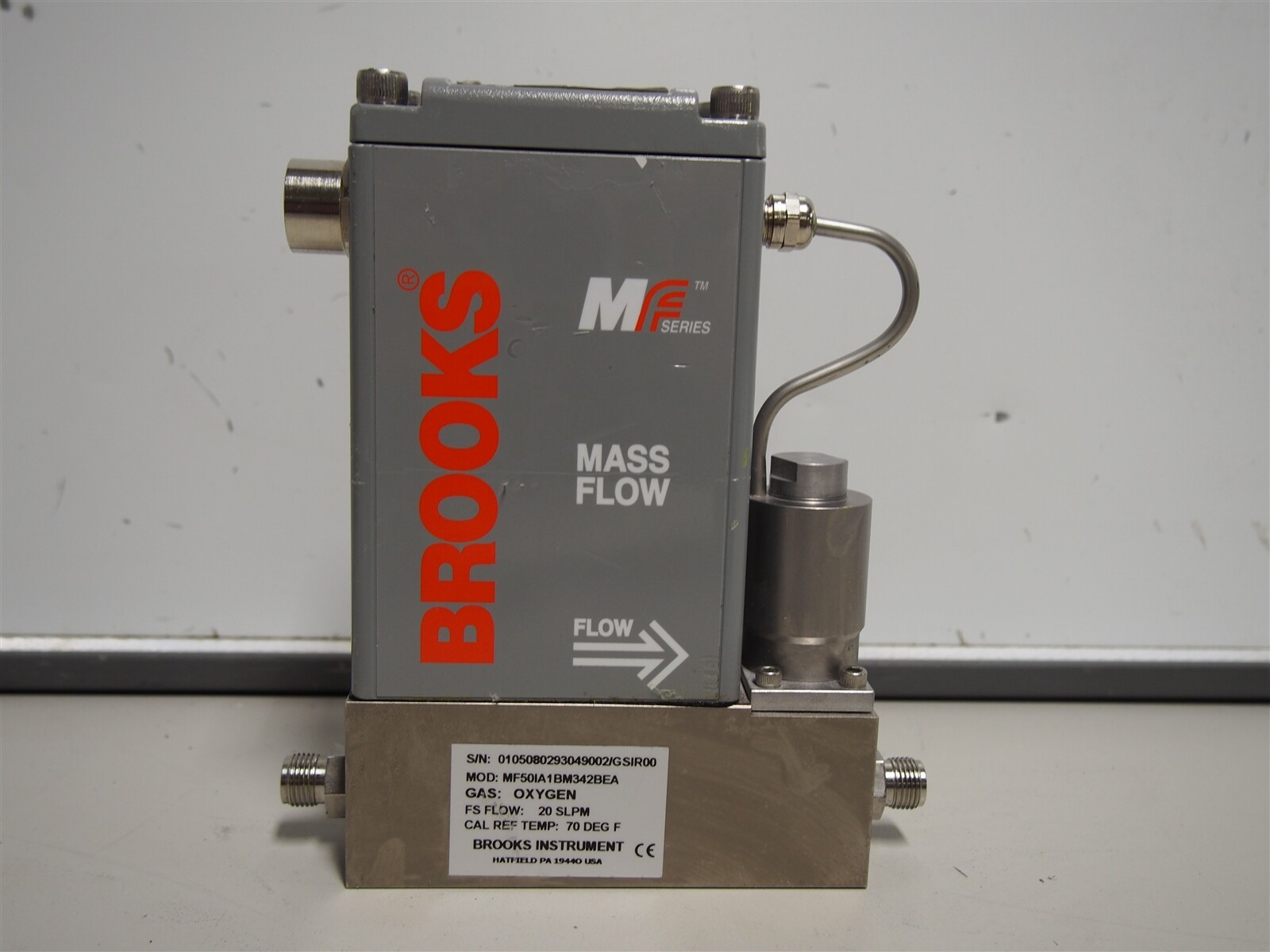 Brooks MF Series MF50IA Mass Flow Controller MF50IA1BM342BEA