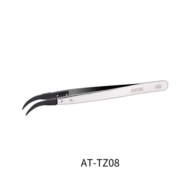 Dspiae AT-TZ08 Anti-Static Angled Tweezers'