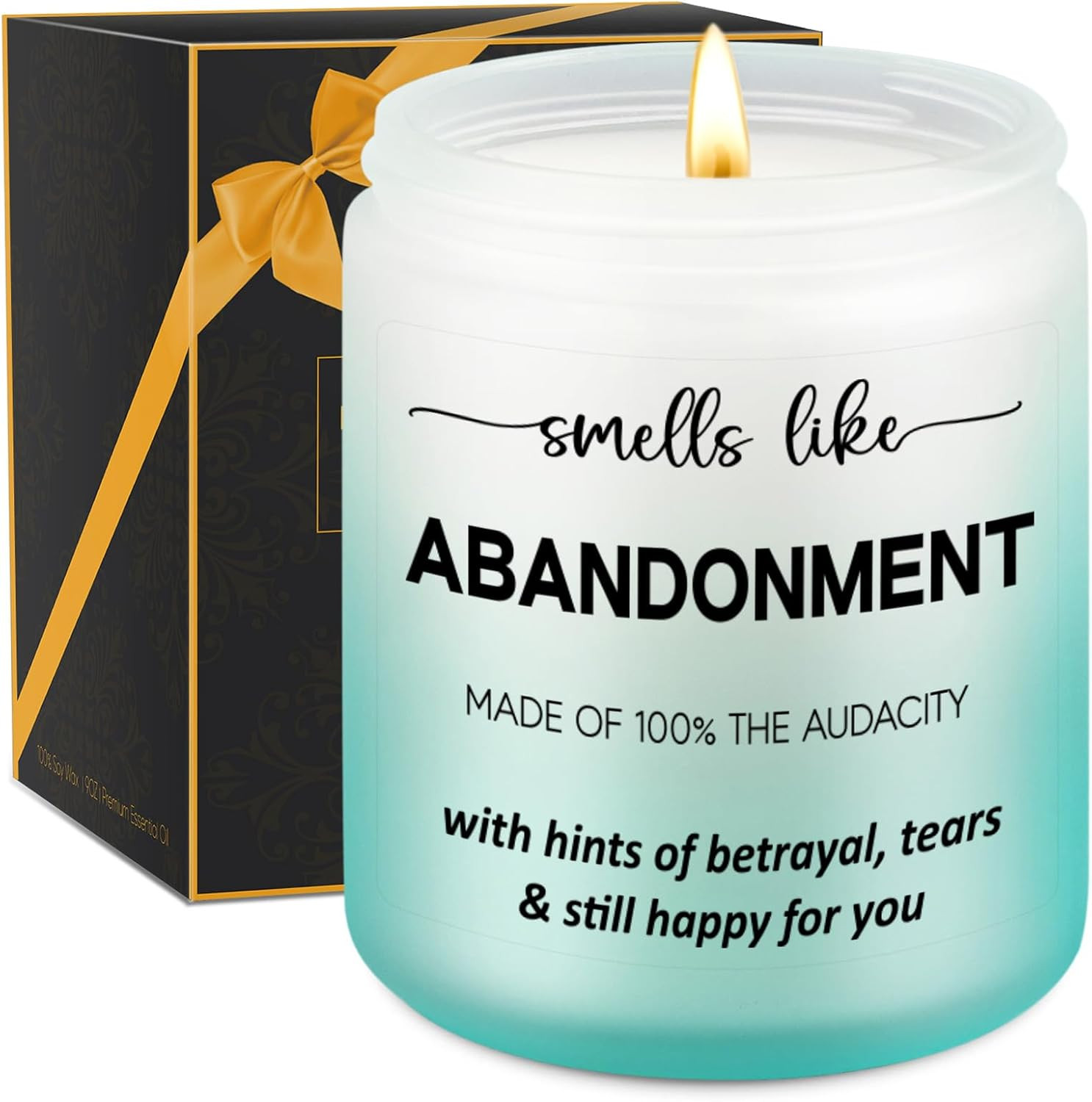 GSPY Scented Candles - Moving Away Gifts for Friends, Coworker White Green