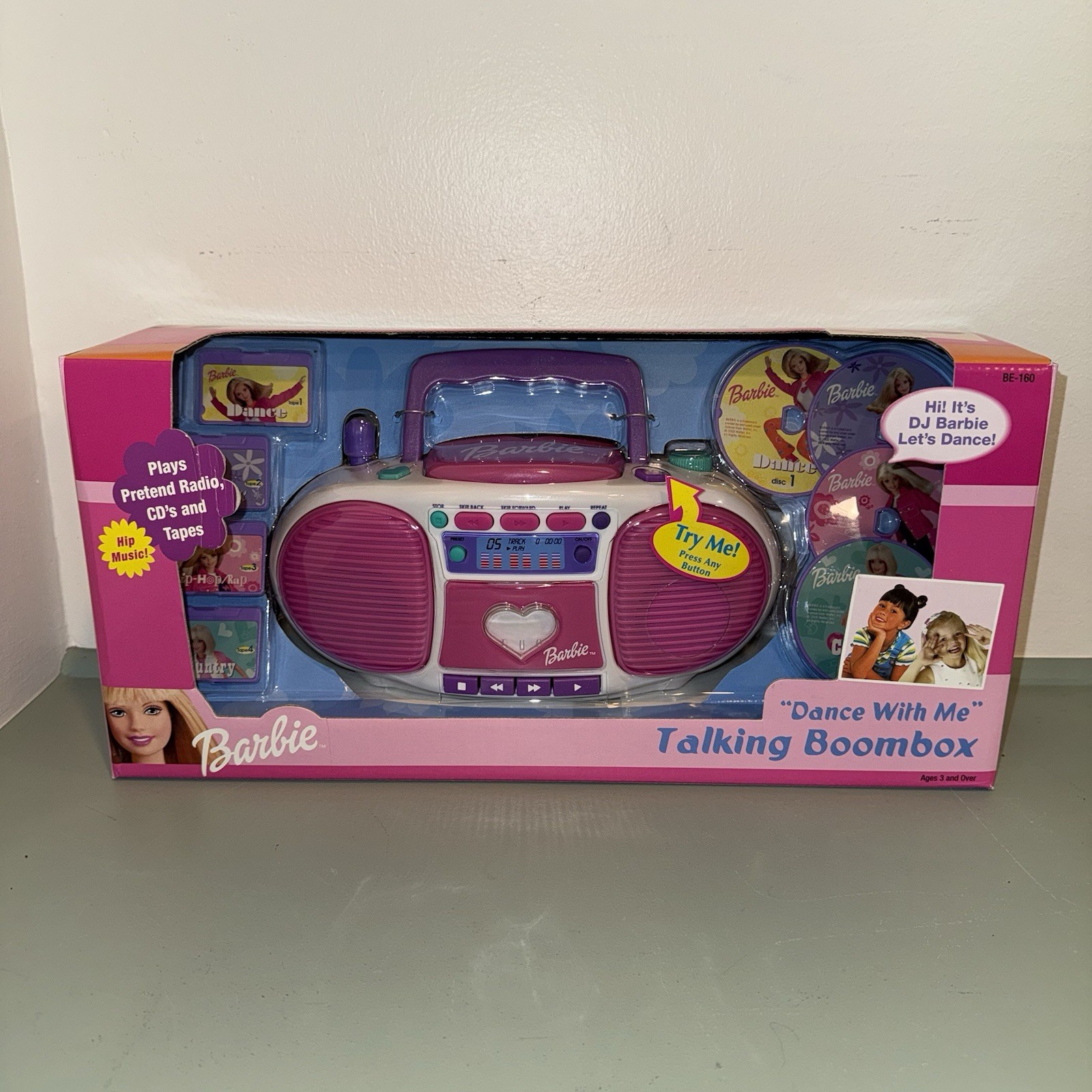 BARBIE “Dance With Me” Talking Boombox Musical Toy Mattel 2000 VERY NICE