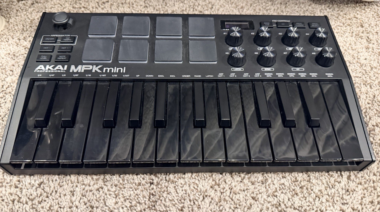 Akai MPK Mini MIDI Controller Special Edition Black With Case