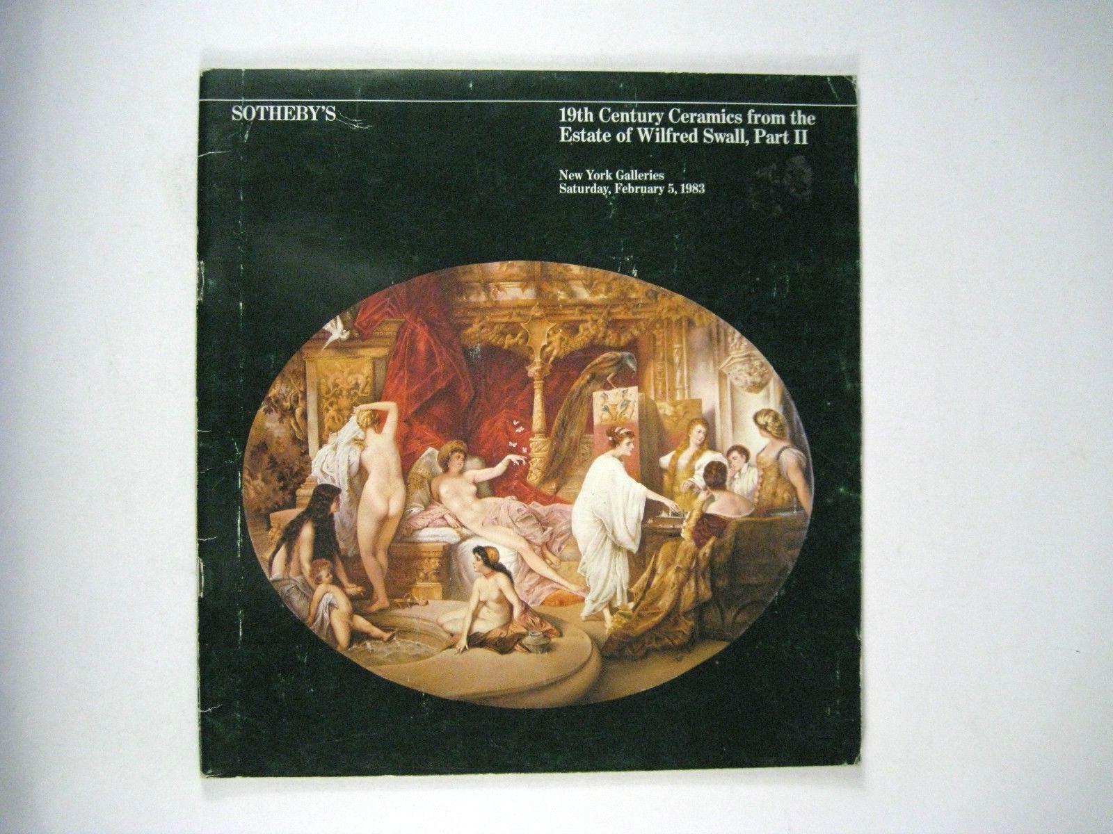 Sothebys 1983 Catalog 19th Century Ceramics Swall Part 2 Vienna Portrait Plates
