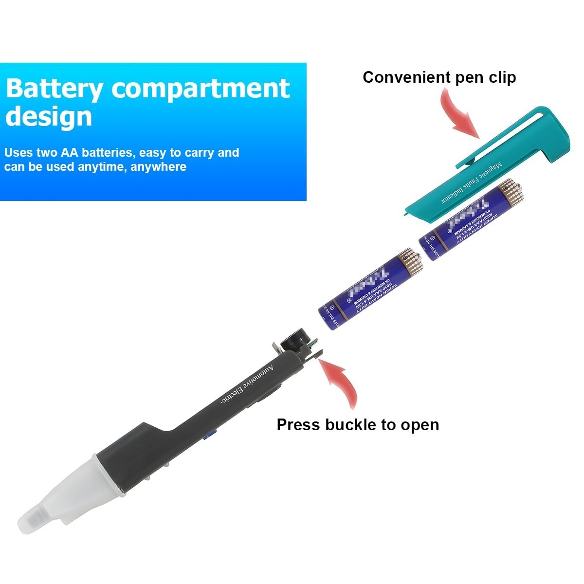 Ignition Coil Tester with LED Indicator & Buzzer | Handheld Fault Detector Tool