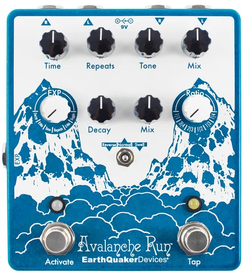Earthquaker Devices Avalanche Run Stereo Delay & Reverb with Tap Tempo V2