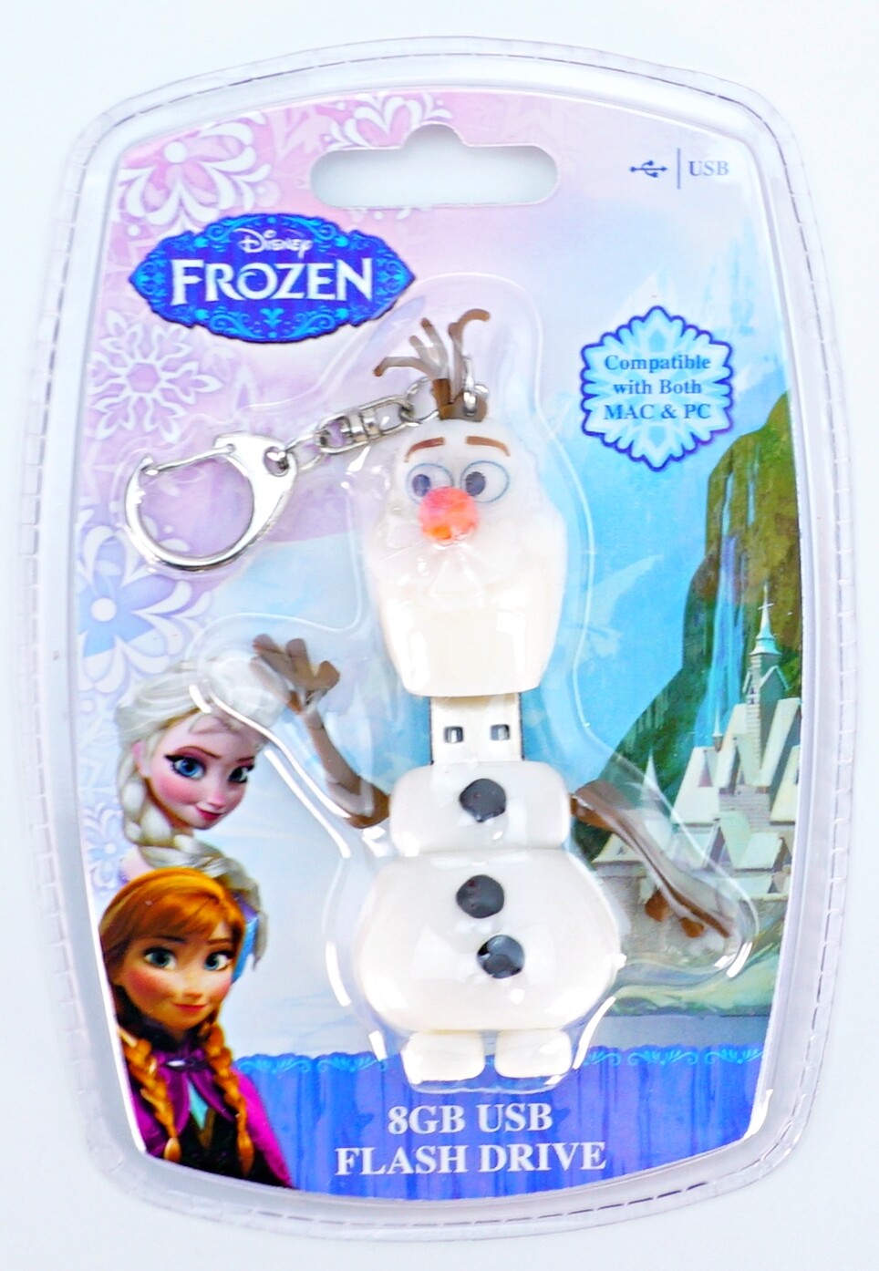 Disney Frozen Olaf Snowman 8 GB USB Flash Drive Memory Stick Dongle Licensed New