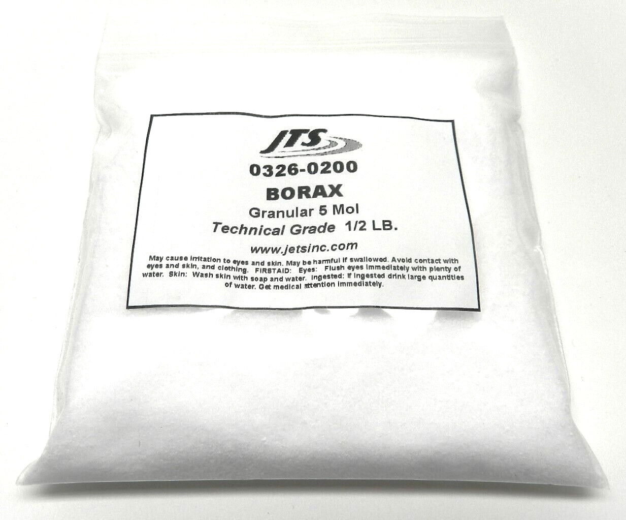Borax Flux 1/2 Pound Bag 8oz Melting Gold Silver Crucible Glaze Jewelry Casting