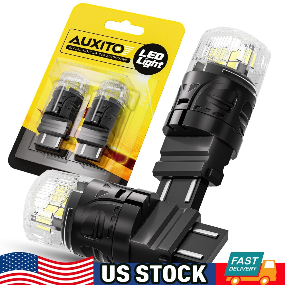 AUXITO 4157 3156 3157 LED Turn Signal Light Bulbs CANBUS Anti Hyper Flash White