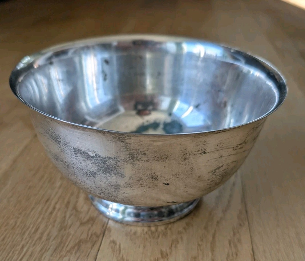 Silver Plate WM Rogers Paul Revere Reproduction 7" Bowl,  Vintage