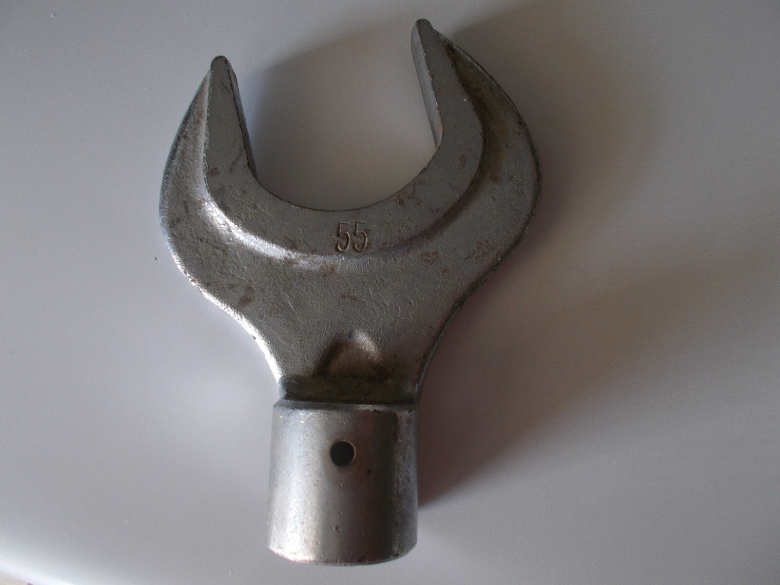 55mm Open End Wrench Head Custom Made uses 3/4" Pipe/Bar For Handle