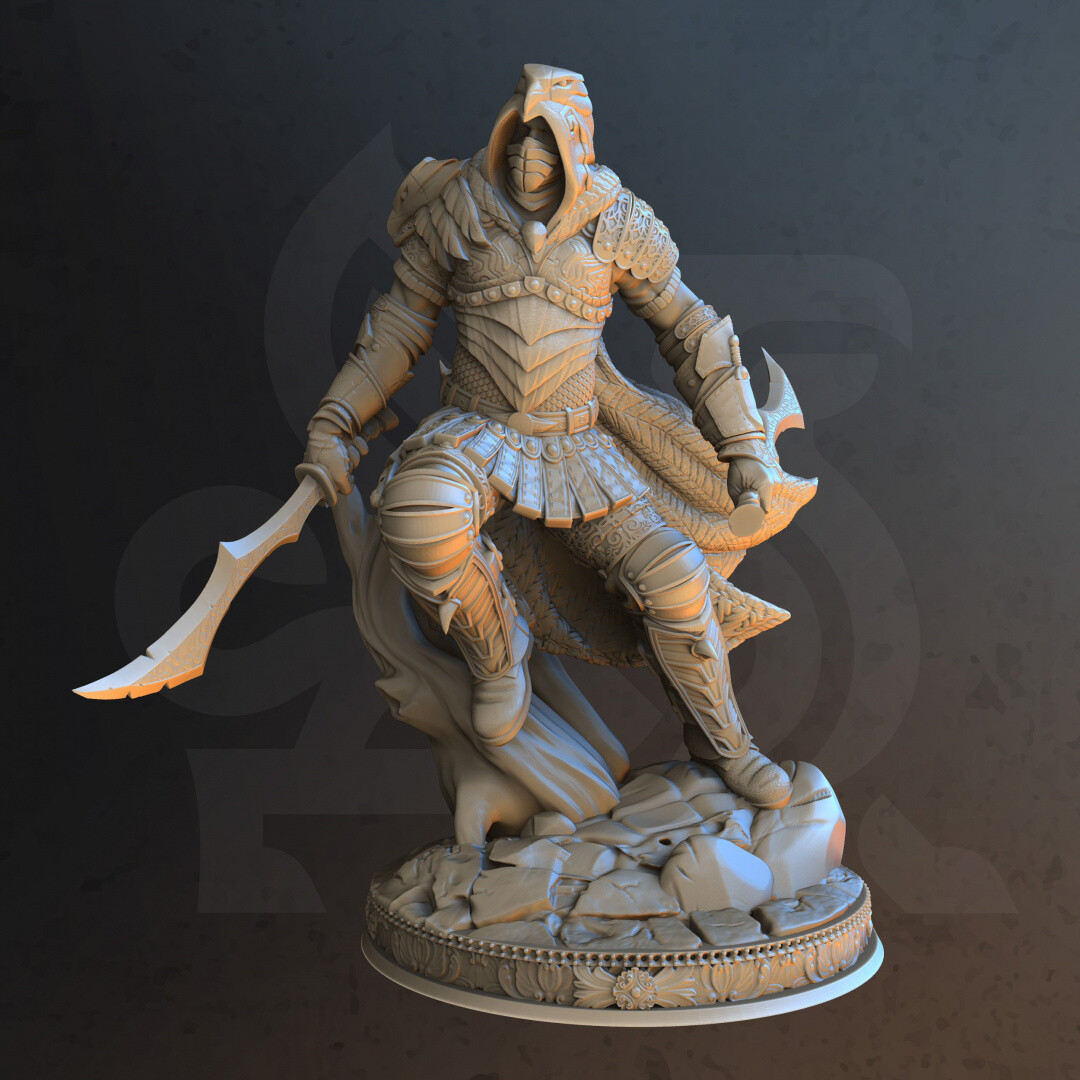 Serran Human Elf Rogue Miniature | D&D DnD |