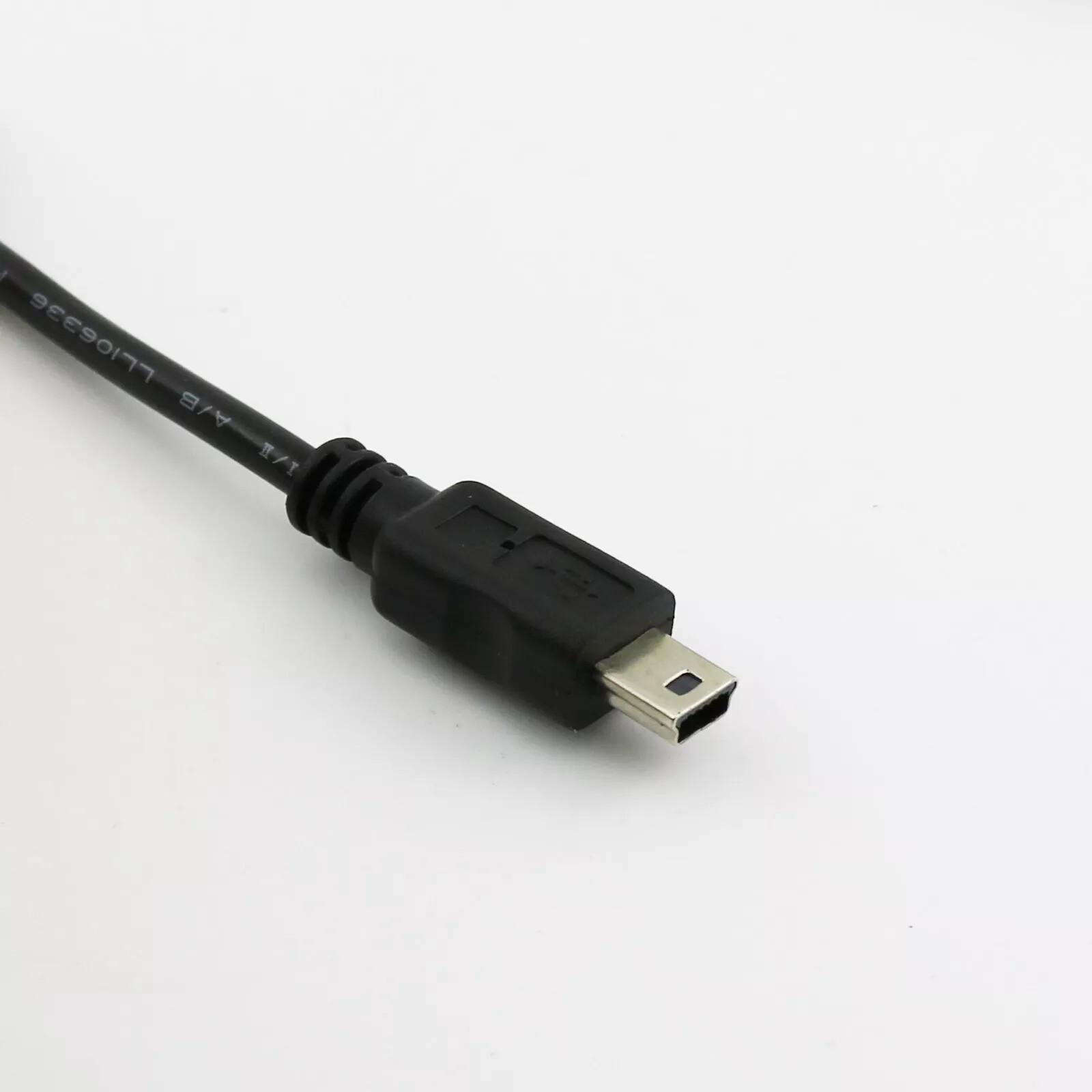 Mini USB 5 Pin Male To VGA DB15 D-SUB 15 Pins Male Adapter Cable For Mobile DVD