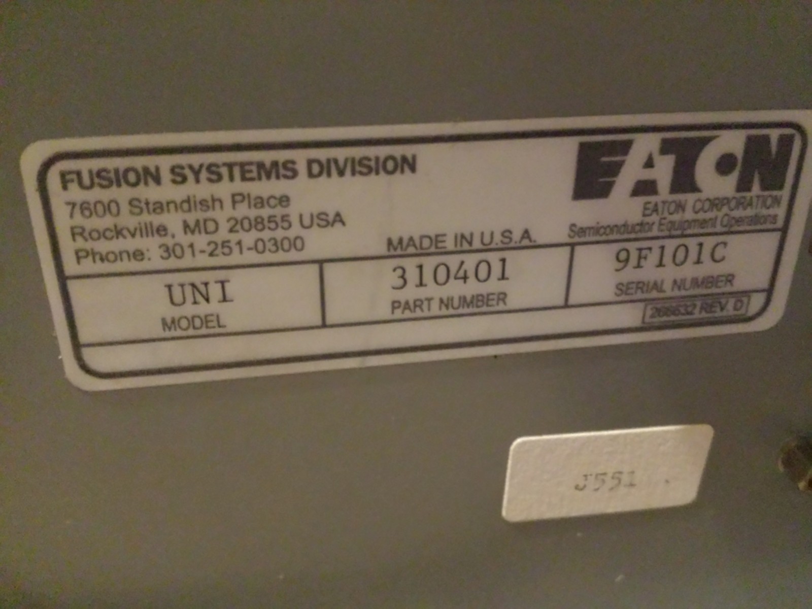 Fusion Systems EATON UNI - 310401