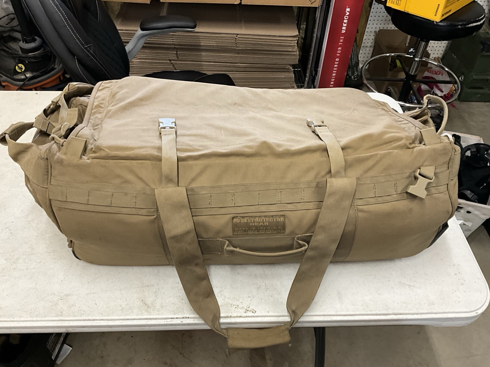 USMC Force Protector Gear Deployer 75 USGI Deployment Bag on Wheels
