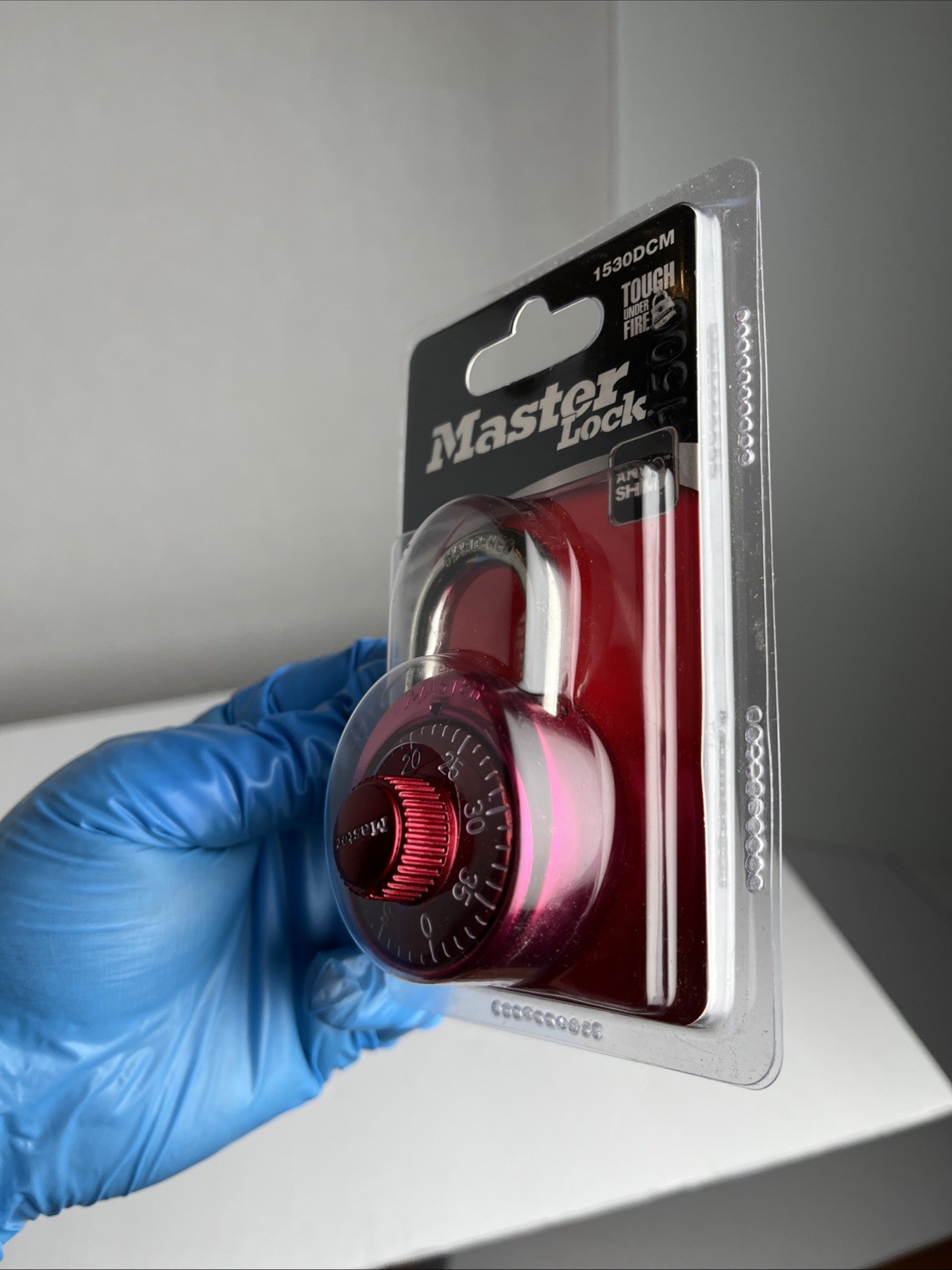 Master Lock Pink/Red Combination Padlock 1530DCM (G1) Sealed New