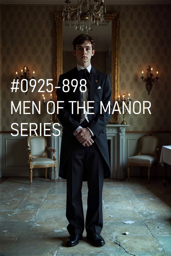MALE PORTRAIT #0925-898 -men of the manor series  -free shipping in usa