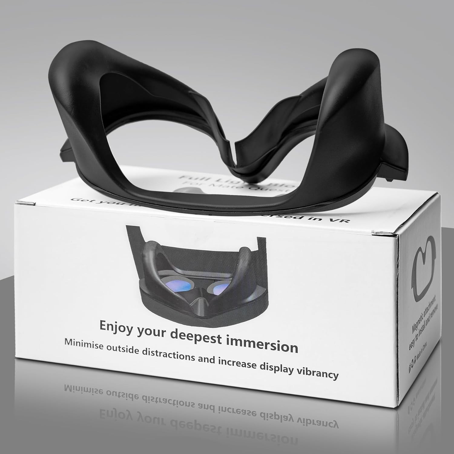 Ultimate VR Experience with Full Light Blocker for Quest Pro