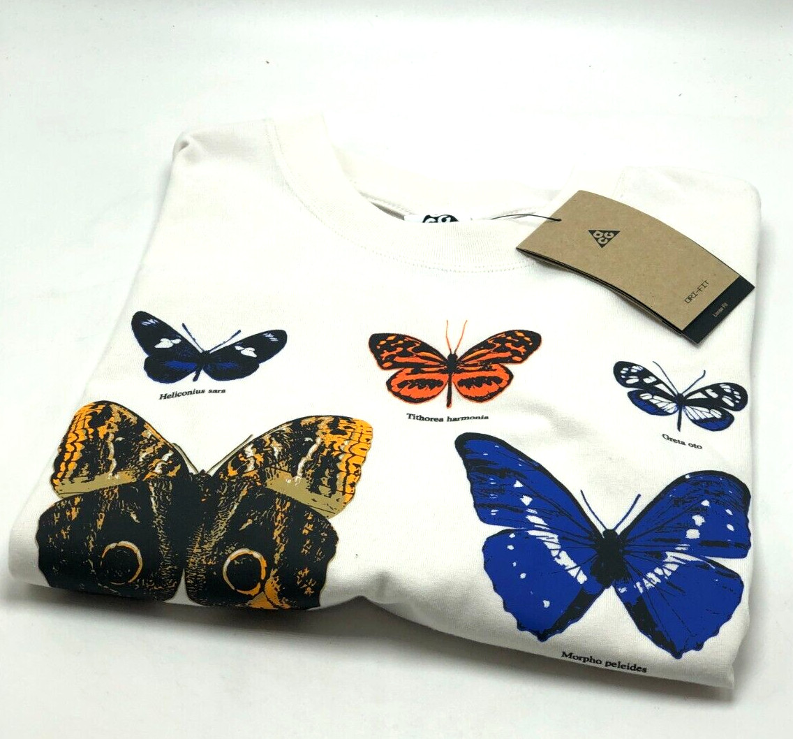 *NEW* WOMEN Nike ACG Dri-Fit Crop Butterfly TEE White (HF9522 030) 👍