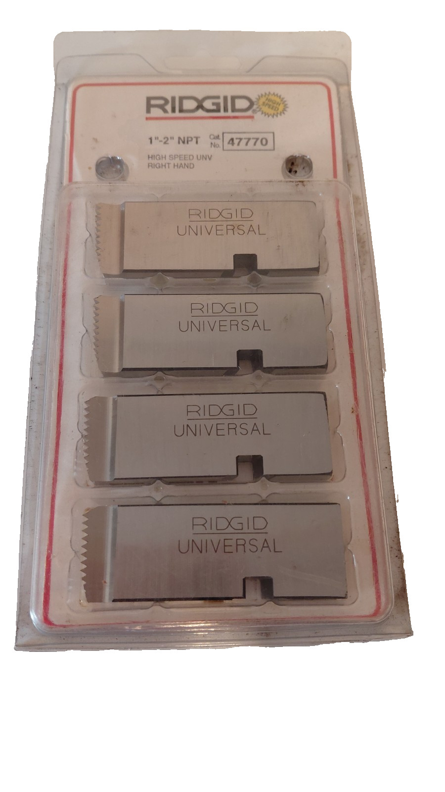 Rigid 47770 Universal Die Head Chasers 1-2" NPT High Speed Right Hand